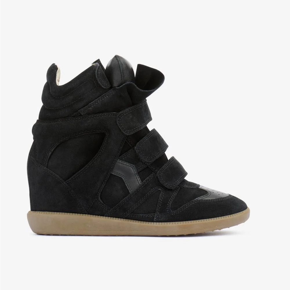 Isabel Marant Bekett Women’s designer shoes black suede